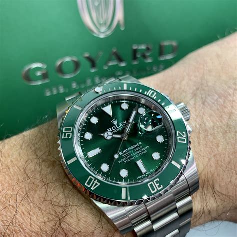 rolex submariner white gold green dial|rolex submariner green dial price.